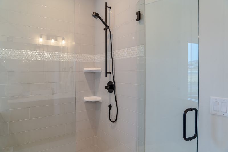 Modern Shower with Matte Fixtures